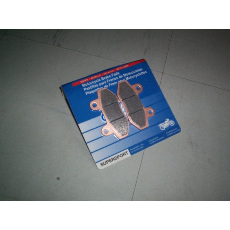 PLAQUETTES  FREIN  AVANT  METAL  FRITTE LONCIN 300