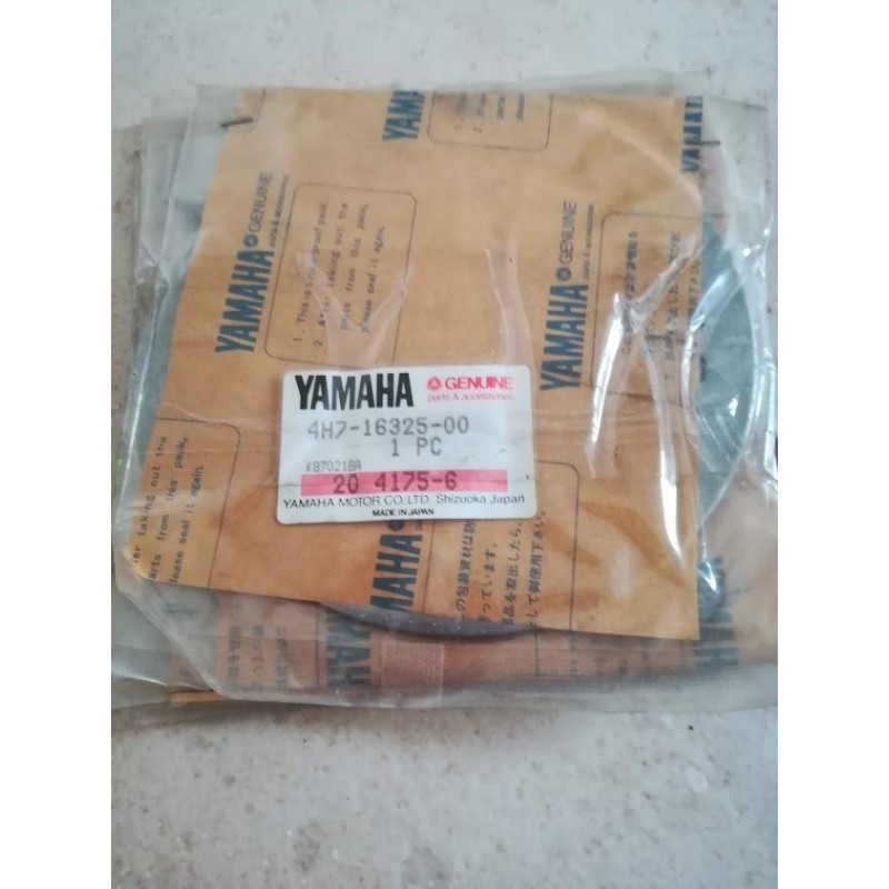lot de 5 diques lisses référence YAMAHA 4H7-16325-00
