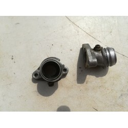 LOT  2 PIPES  ADMISSION  ALU  POUR   125 TWIN