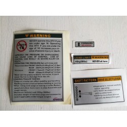KIT / LOT AUTOCOLLANTS / STICKERS POUR QUAD LONCIN 250