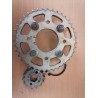 PIGNON DE SORTIE DE BOITE ET COURONNE ARRIERE POUR HONDA 125 TWIN