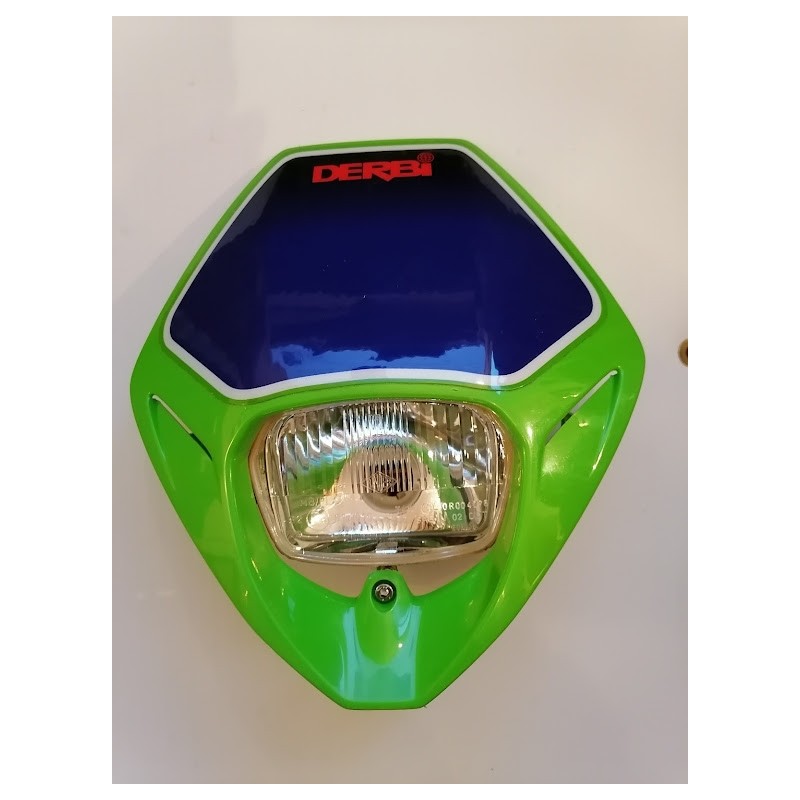 PLAQUE PHARE NEUVE COMPLETE POUR DERBI SENDA 50 XRACE DE 2010
