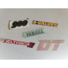LOT DE 5 AUTOCOLLANTS D ORIGINE YAMAHA POUR TDR / XT / DIVERSION / DT