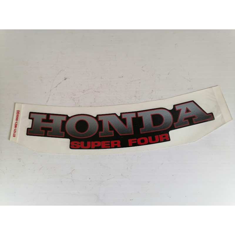 AUTOCOLLANT / STICKER D ORIGINE HONDA SUPER FOUR REFERENCE 87121-MZ1-9600(8)