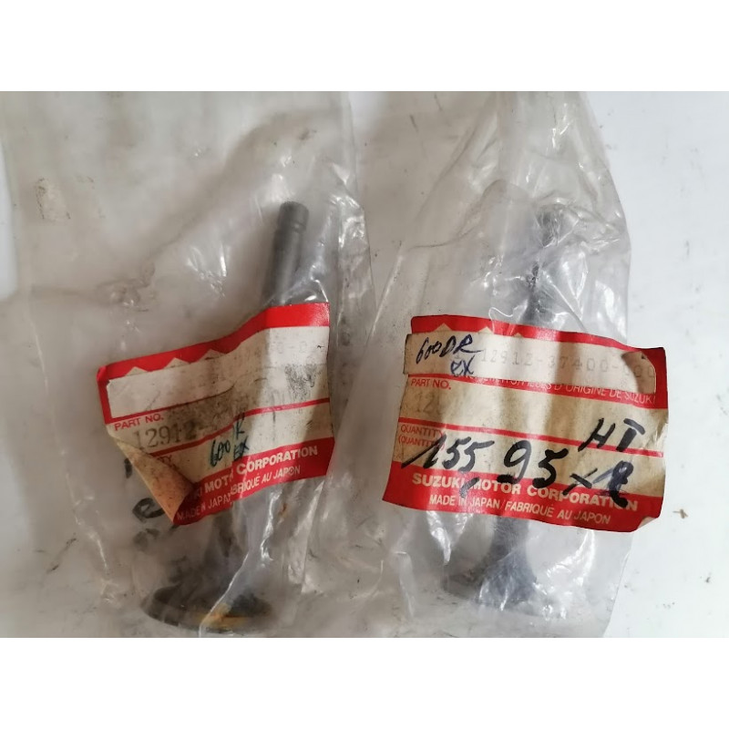 2 SOUPAPES D ORIGINE POUR 600 DR REFERENCE SUZUKI 12912-37400-000