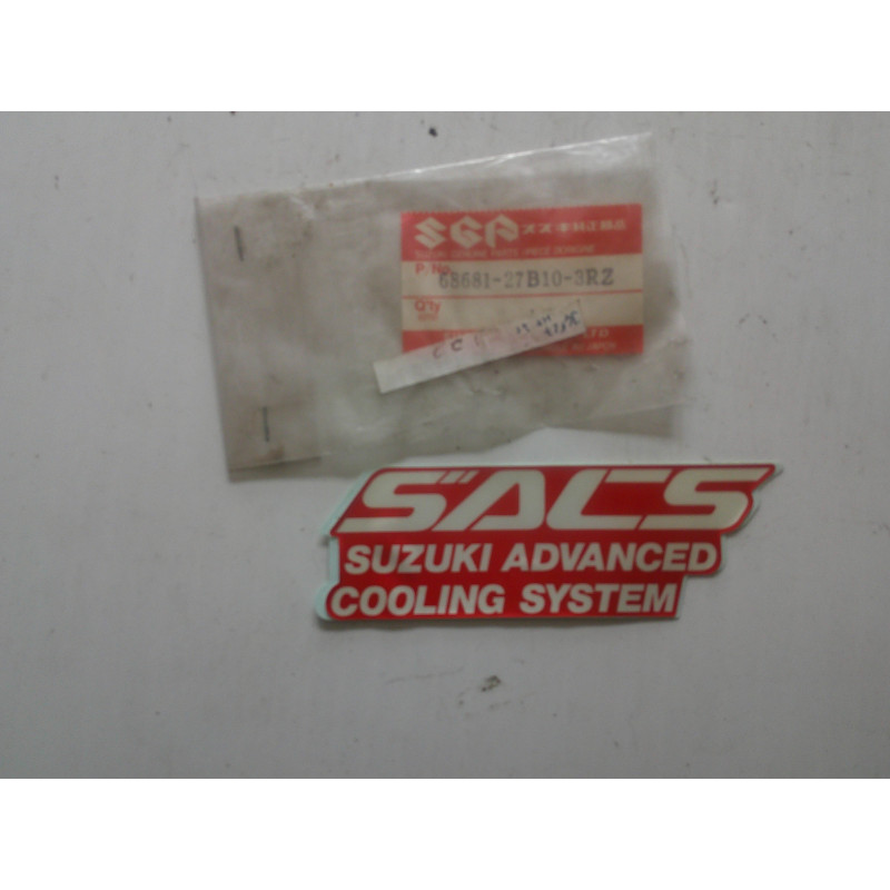 STICKER D ORIGINE REFERENCE SUZUKI 68681-27B10-3R2