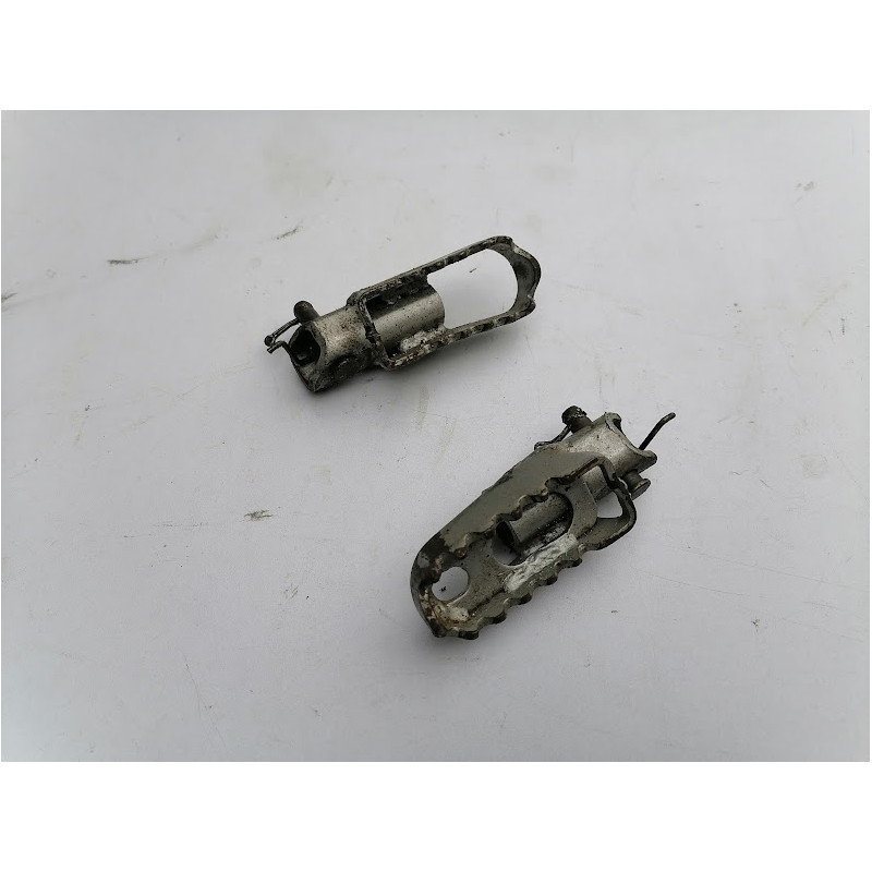 LOT DE 2 REPOSES PIEDS PILOTE D ORIGINE POUR KAWASAKI 125 KMX