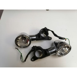 LOT DE 2 CLIGNOTANTS AVEC SUPPORT D ORIGINE POUR HONDA 125 REBEL