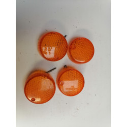 LOT DE 4 CABOCHONS DE CLIGNOTANTS D ORIGINE POUR HONDA 125 REBEL