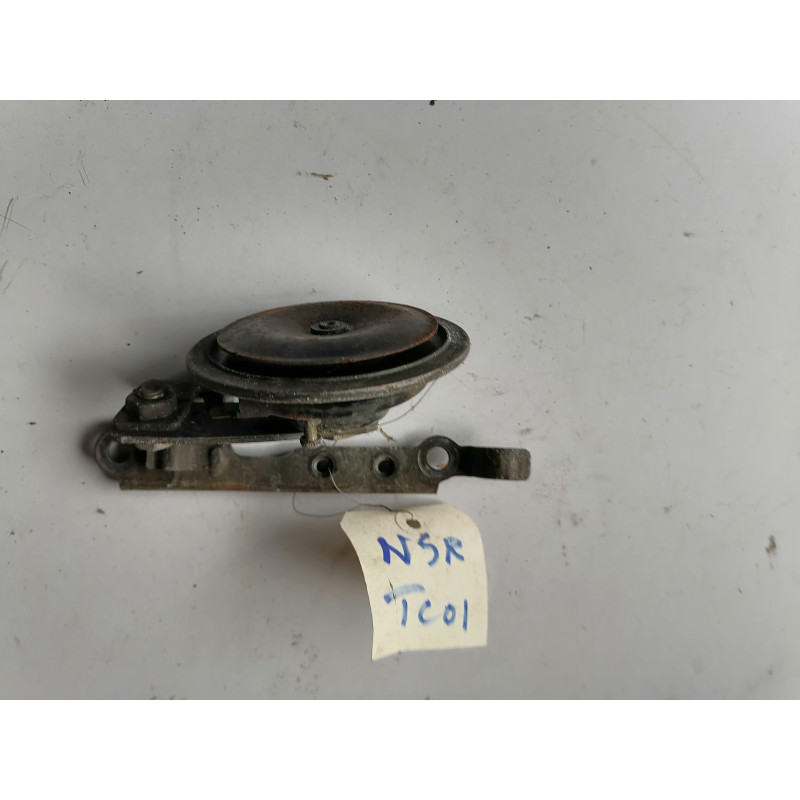 KLAXON / AVERTISSEUR SONORE ET SON SUPPORT D ORIGINE POUR HONDA 125 NSR TC 01