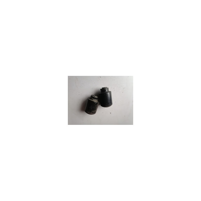 LOT DE  2 MASSELOTTES / EMBOUTS DE GUIDON D ORIGINE POUR YAMAHA 125 TDR 4 FU 5 AE