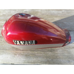 RESERVOIR ROUGE AVEC BANDEAU GRIS D ORIGINE POUR YAMAHA 125 SR 10 F