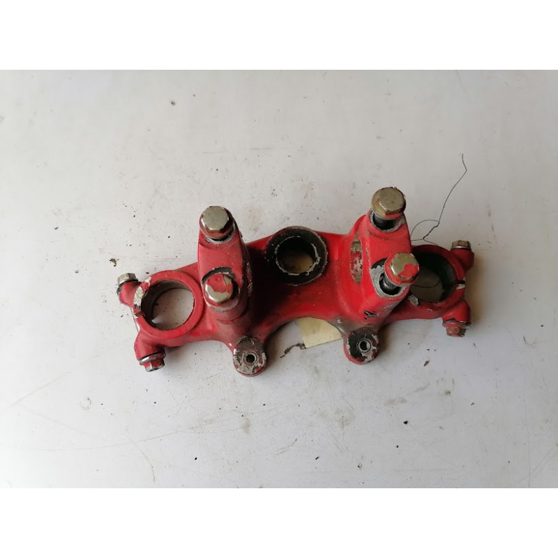 PLATINE SUPERIEURE DE FOURCHE ROUGE D ORIGINE  POUR   HONDA  125    XL