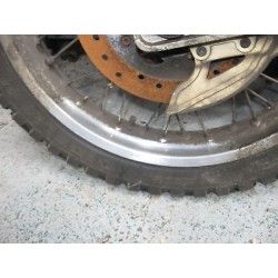 ROUE ARRIERE COMPLETE POUR 125 CAGIVA K7